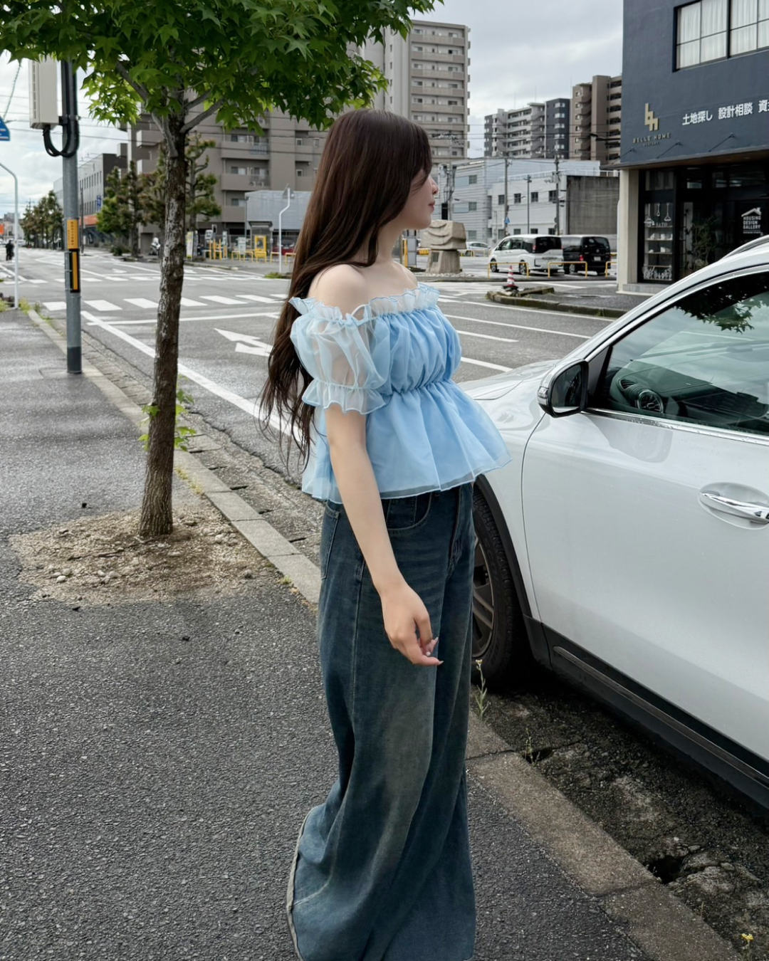 【即納】ホイップチュールトップス B2026