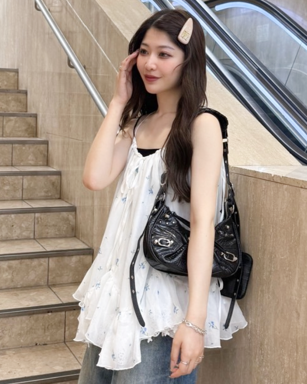 y様専用 yori スカラップカラーカットソー 新品タグ付き