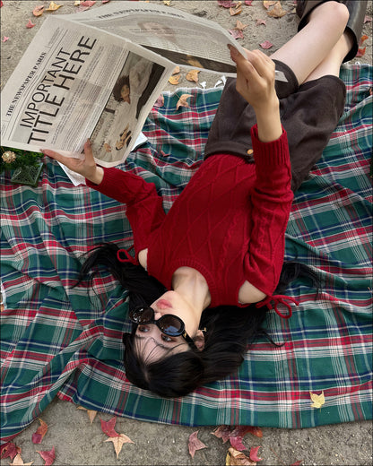 ハイウエストウールライクショートパンツ
B2162