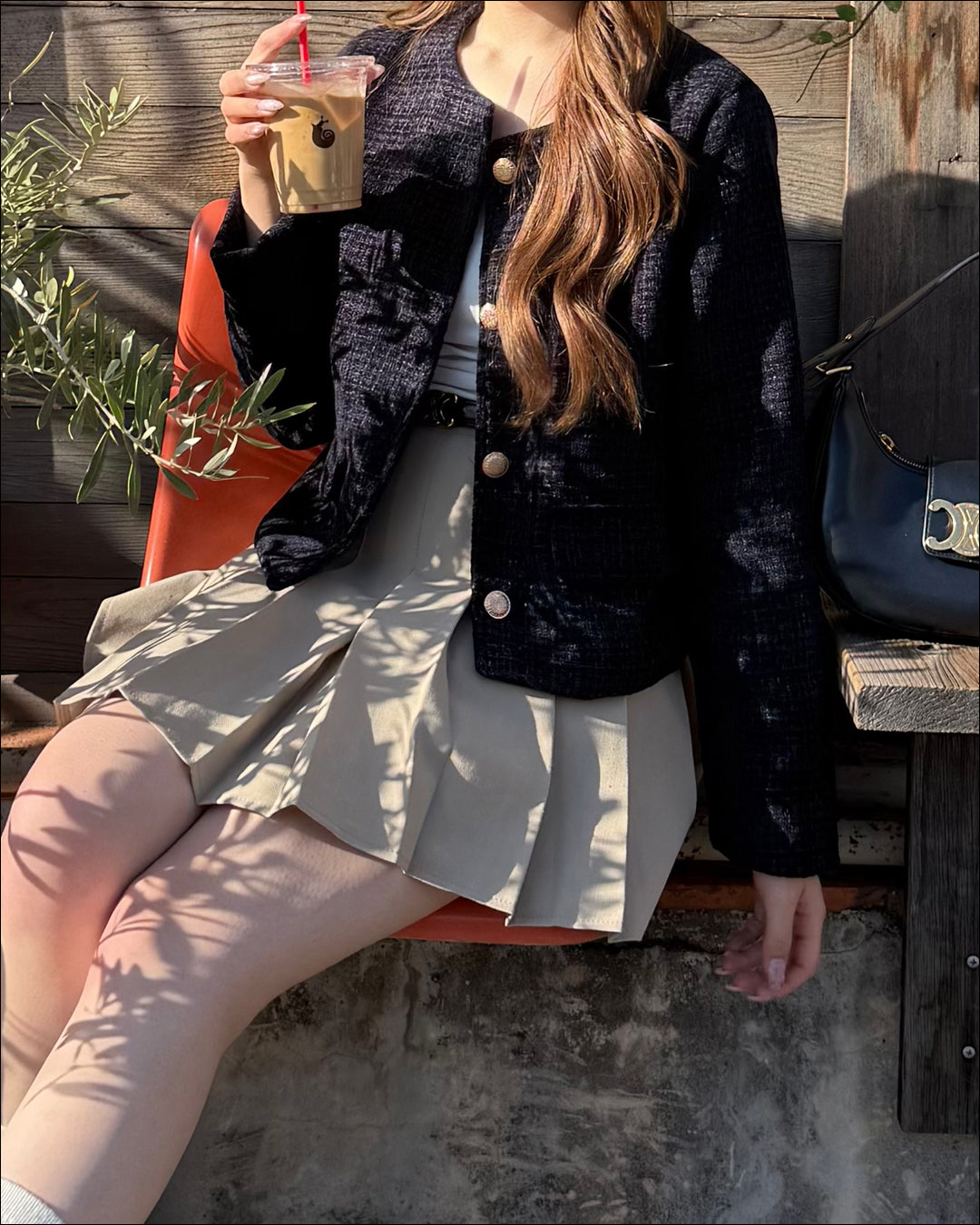 クルーネックツイードジャケット
B2188