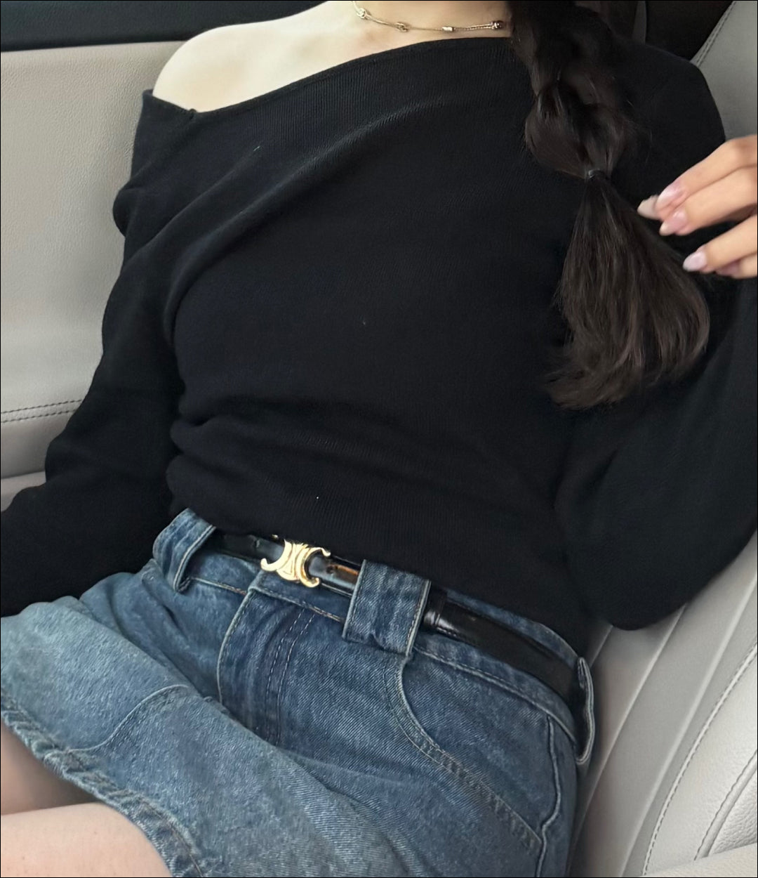 ベーシックワンショルダートップス B2226