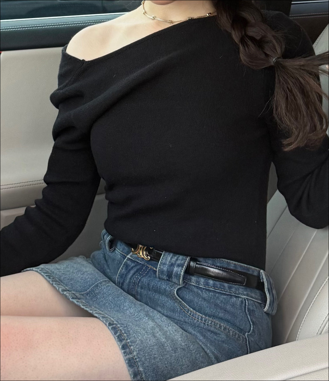 ベーシックワンショルダートップス B2226