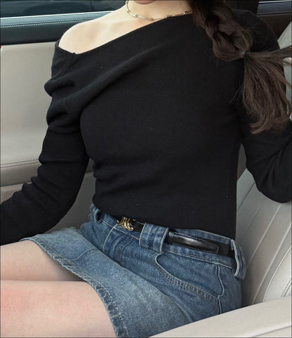 ベーシックワンショルダートップス B2226