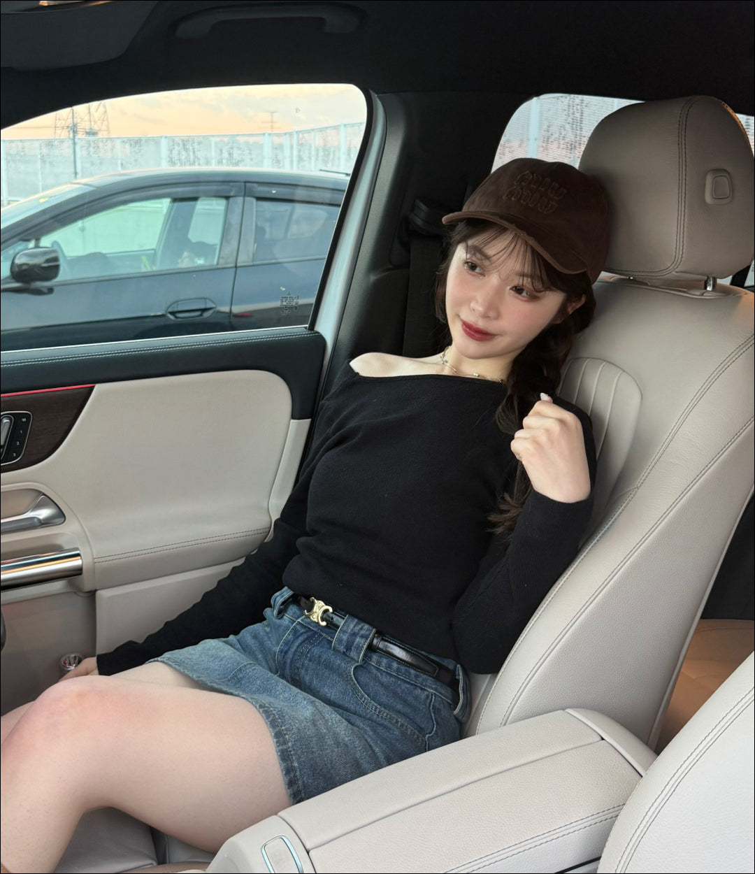 ベーシックワンショルダートップス B2226