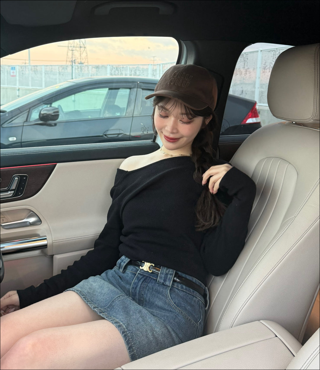 ベーシックワンショルダートップス B2226