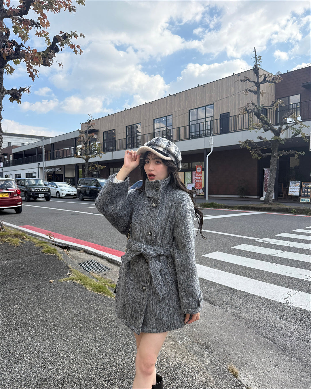 チェック柄キャスケット B3001 – YOLO（ヨロ）｜ファッション通販