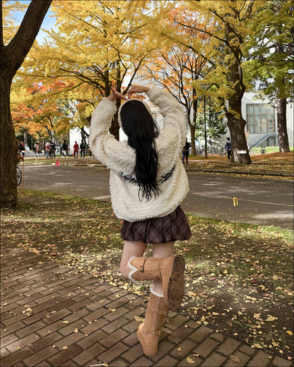 スノーフレークニットカーディガン
B5002