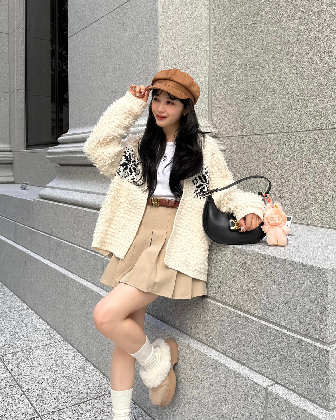 スノーフレークニットカーディガン
B5002