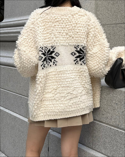 スノーフレークニットカーディガン
B5002