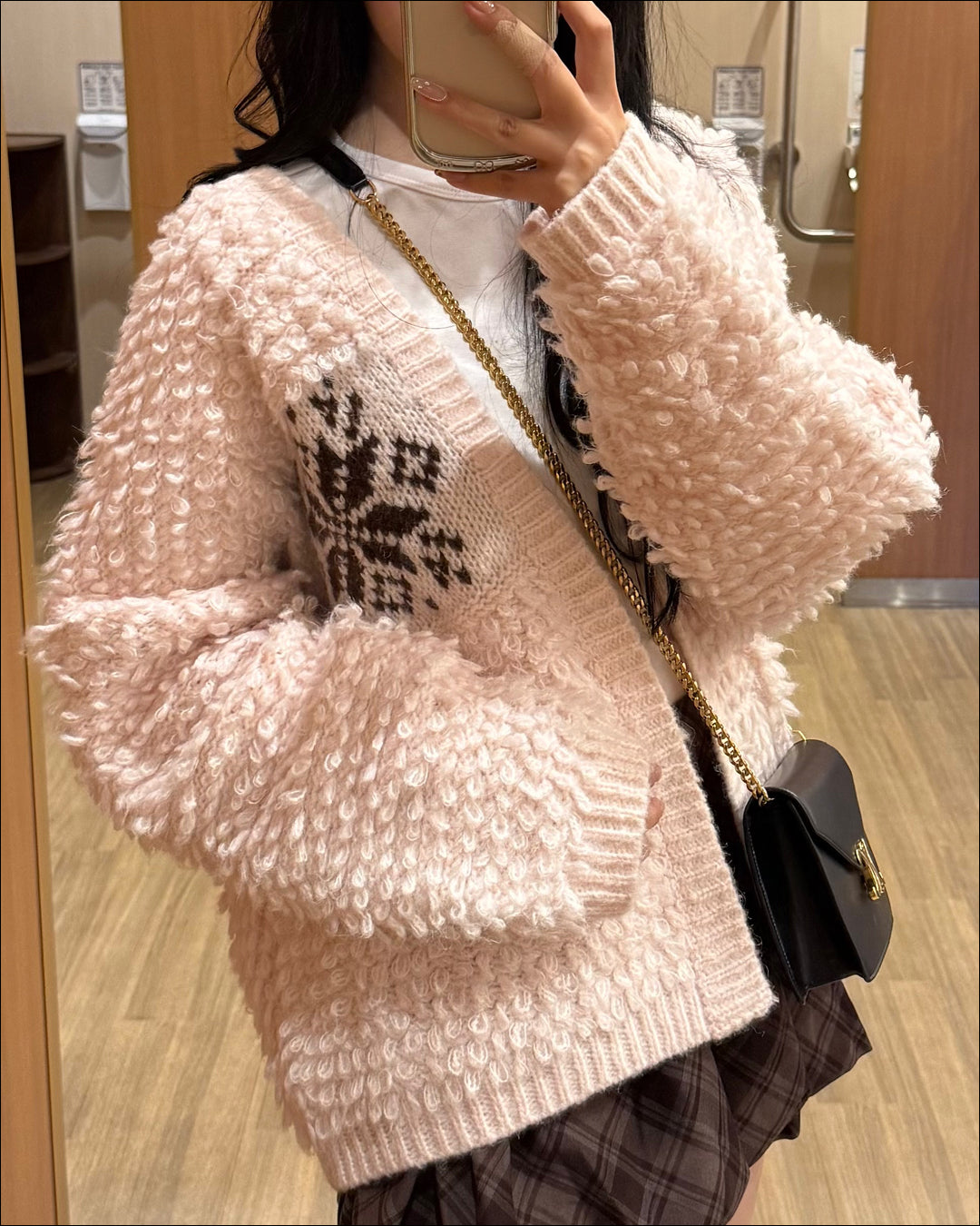 スノーフレークニットカーディガン
B5002