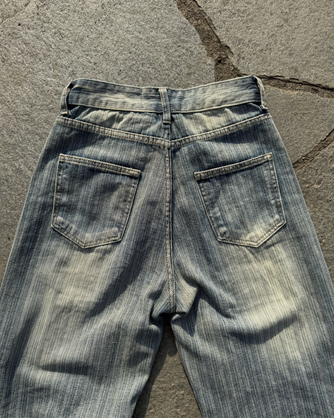 ストライプストレートパンツ BB0005