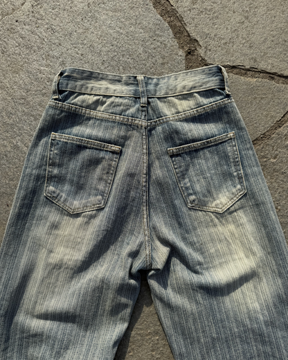 ストライプストレートパンツ BB0005