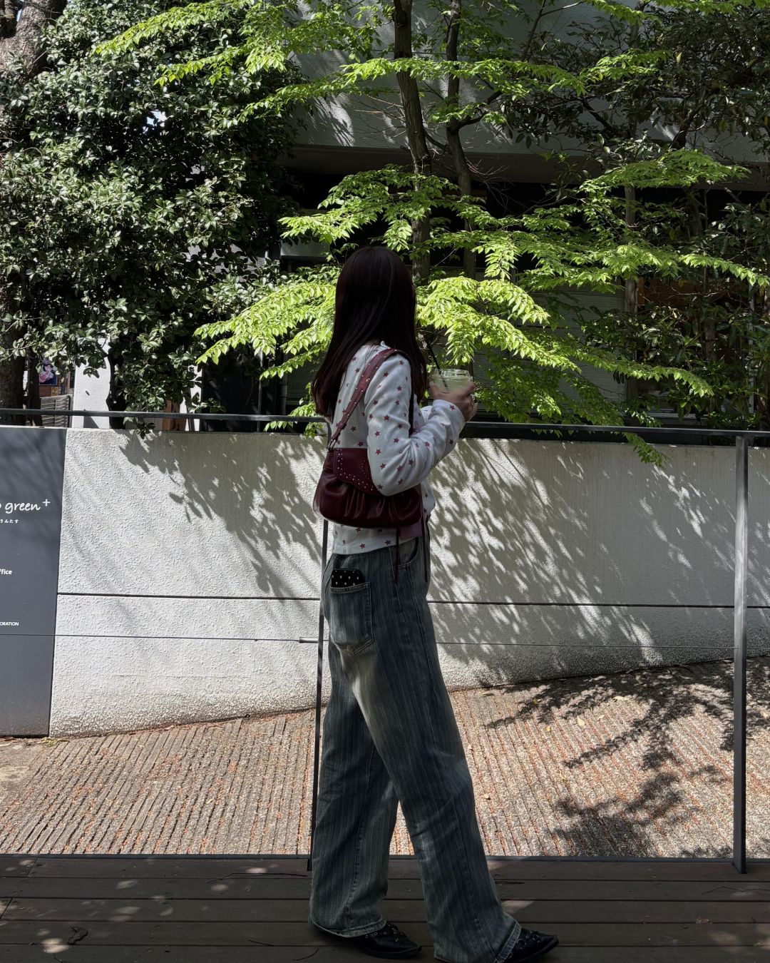 ストライプストレートパンツ BB0005