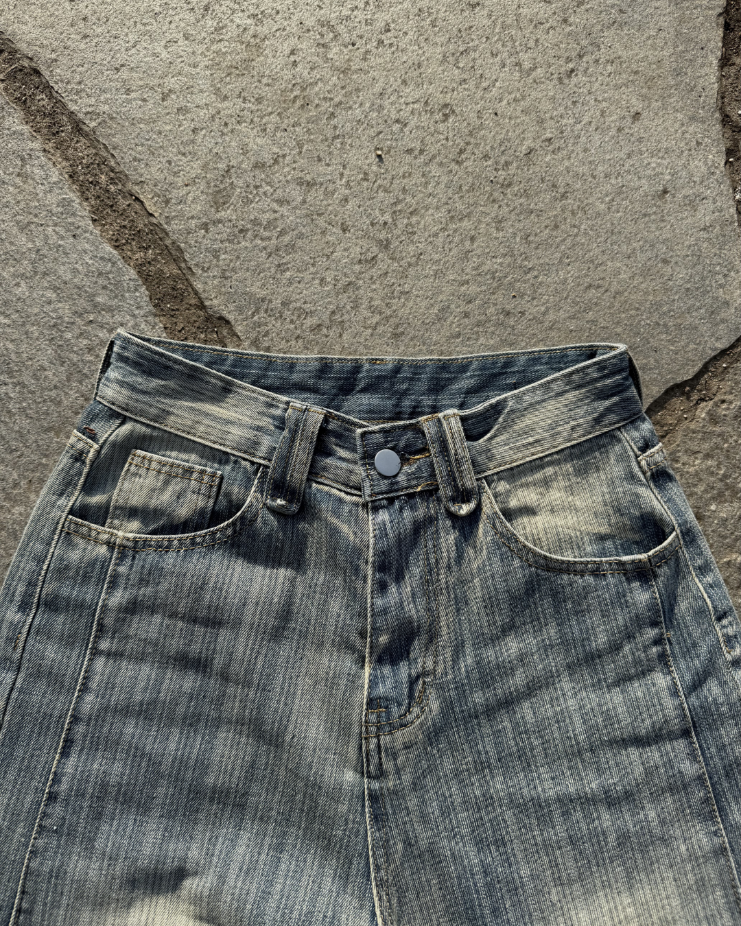 ストライプストレートパンツ BB0005