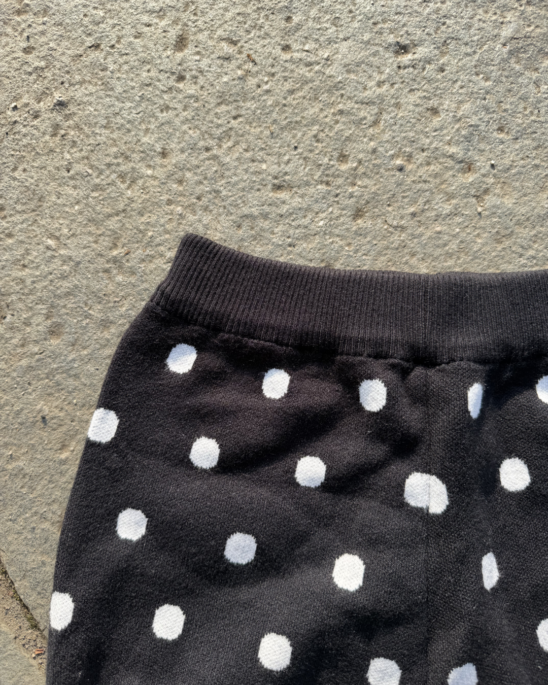 ポルカドットニットショートパンツ　BB0019