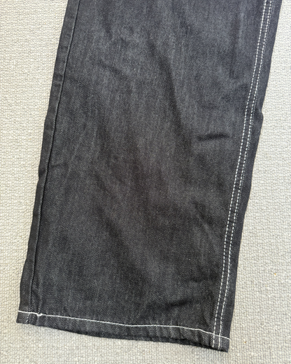 バッグハートペイントデニムパンツ BB0041