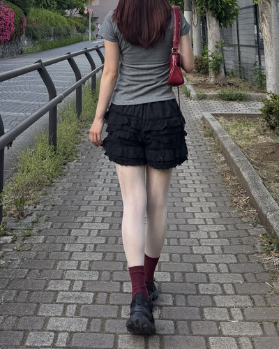 レトロストライプレイヤードTシャツ BB0070