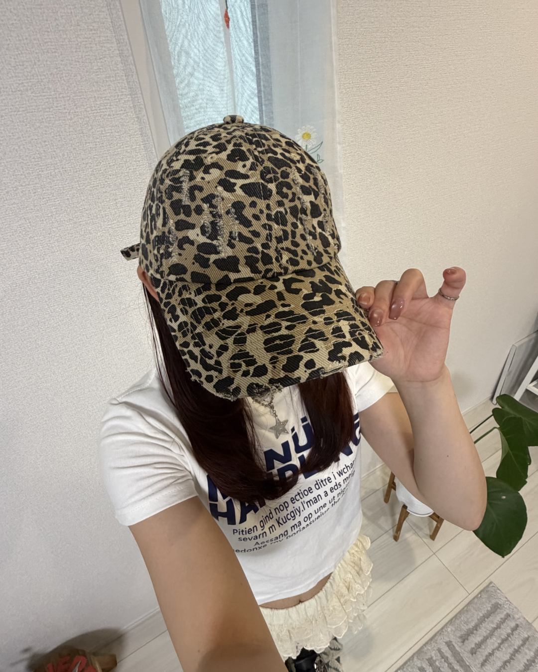 レオパードダメージキャップ BB0073