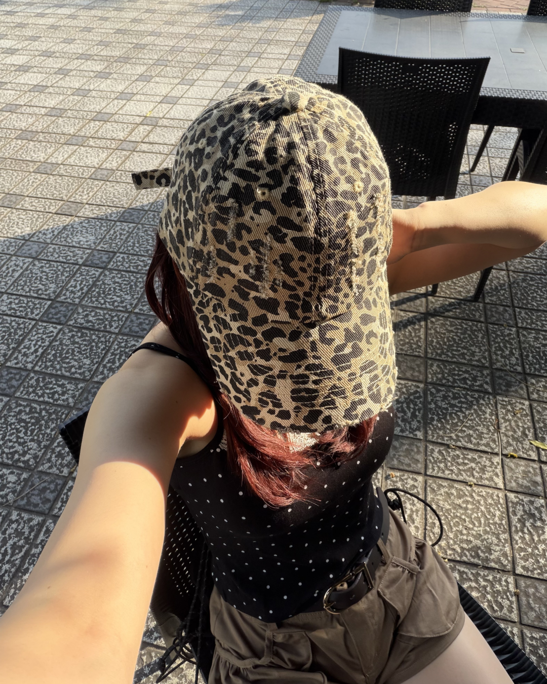 レオパードダメージキャップ BB0073