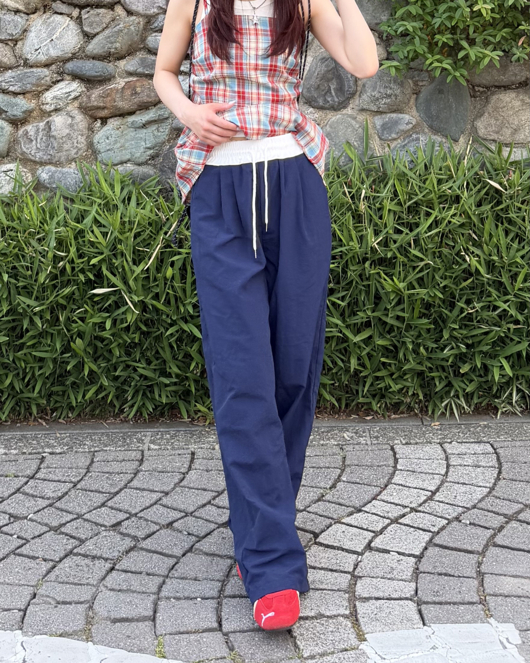 ナイロンカジュアルパンツ BB0074