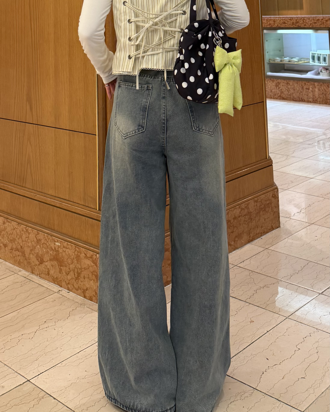 レトロヴィンテージワイドレッグパンツ BB0076
