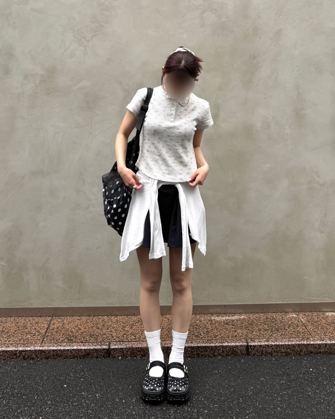 花柄ヘンリーネックT BB0121