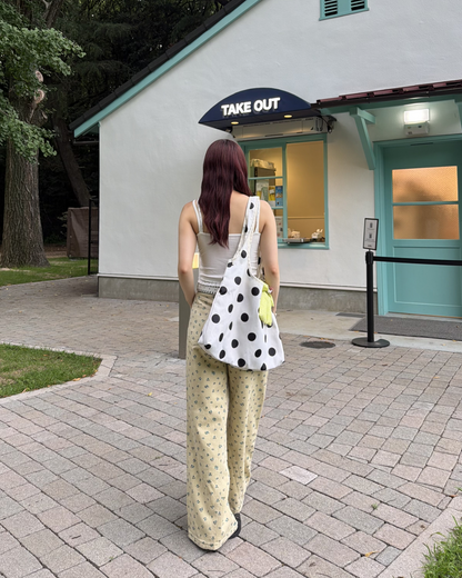 フラワーワイドレッグジーンズ BB0125