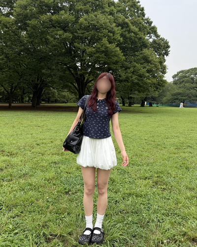 花柄ヘンリーネックT BB0121