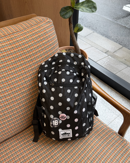 ドット柄バックパックコンパクト BB0132