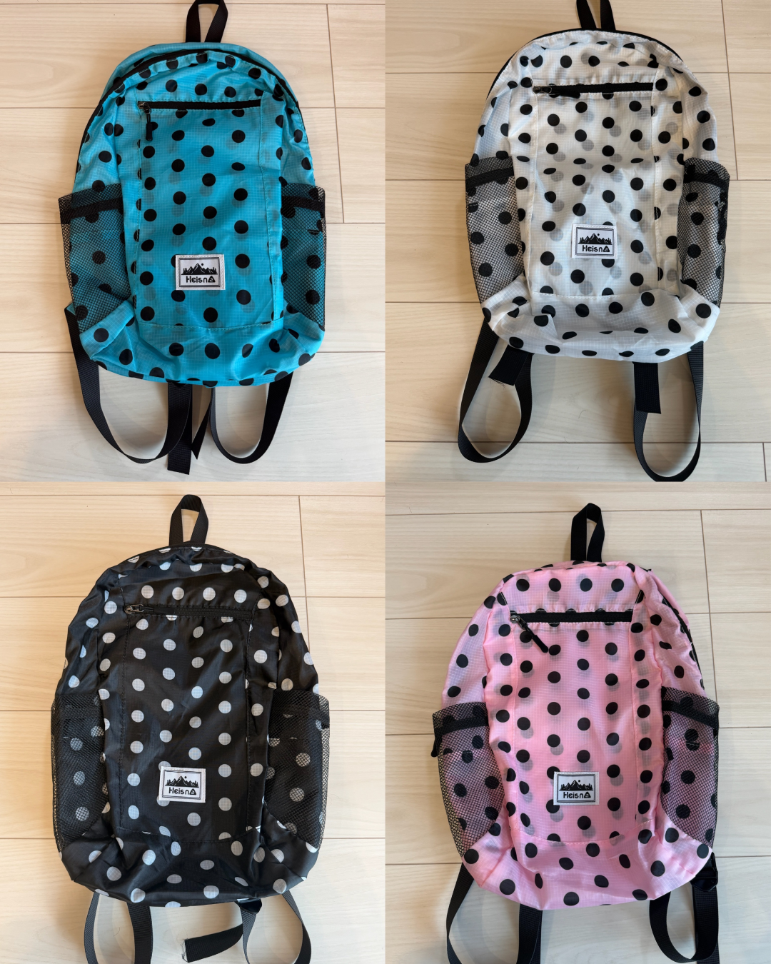 ドット柄バックパックコンパクト BB0132