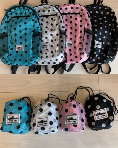 ドット柄バックパックコンパクト BB0132