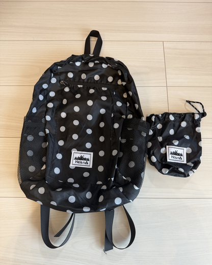 ドット柄バックパックコンパクト BB0132