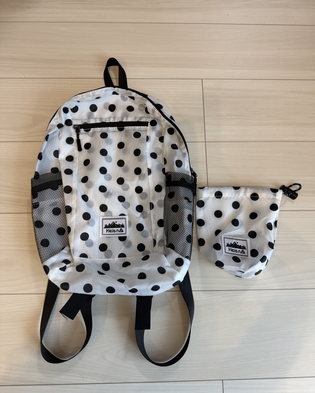 ドット柄バックパックコンパクト BB0132