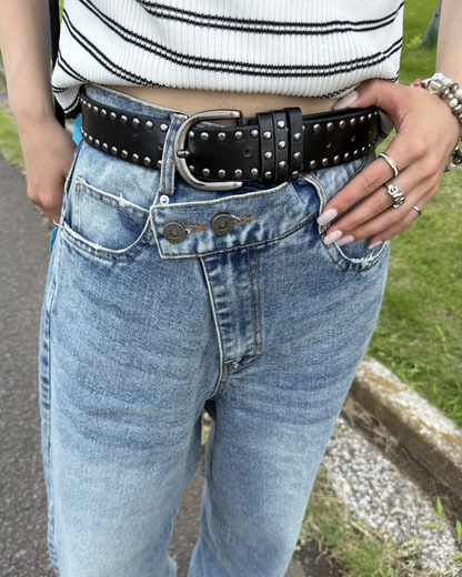 ルーズストレートVカットパンツ BB0168