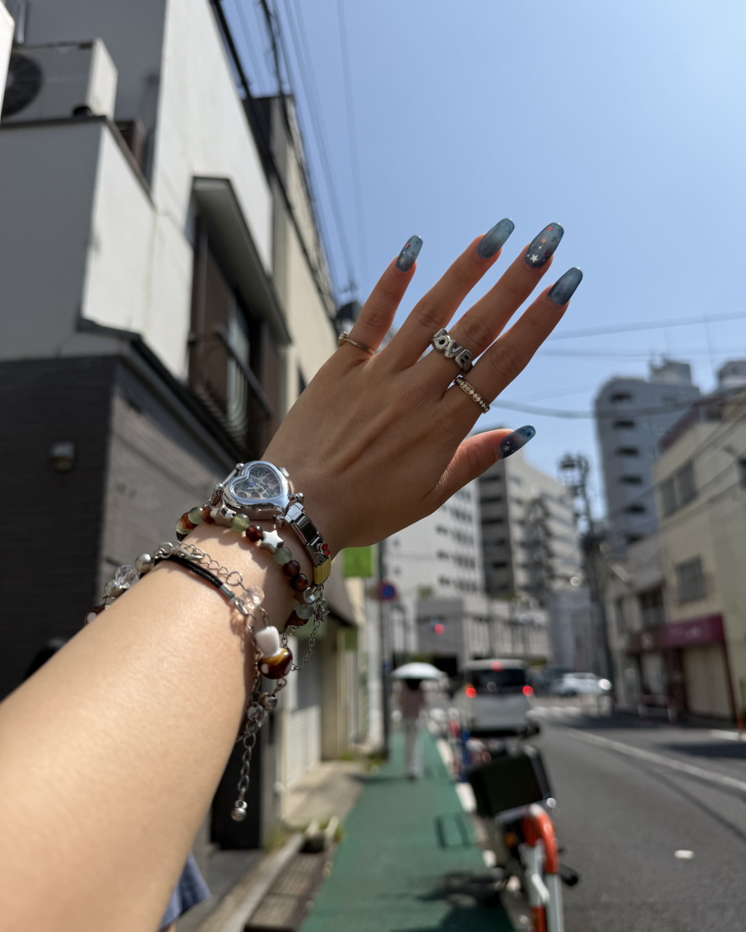 3パターンチャームビーズブレスレットセット BB0199