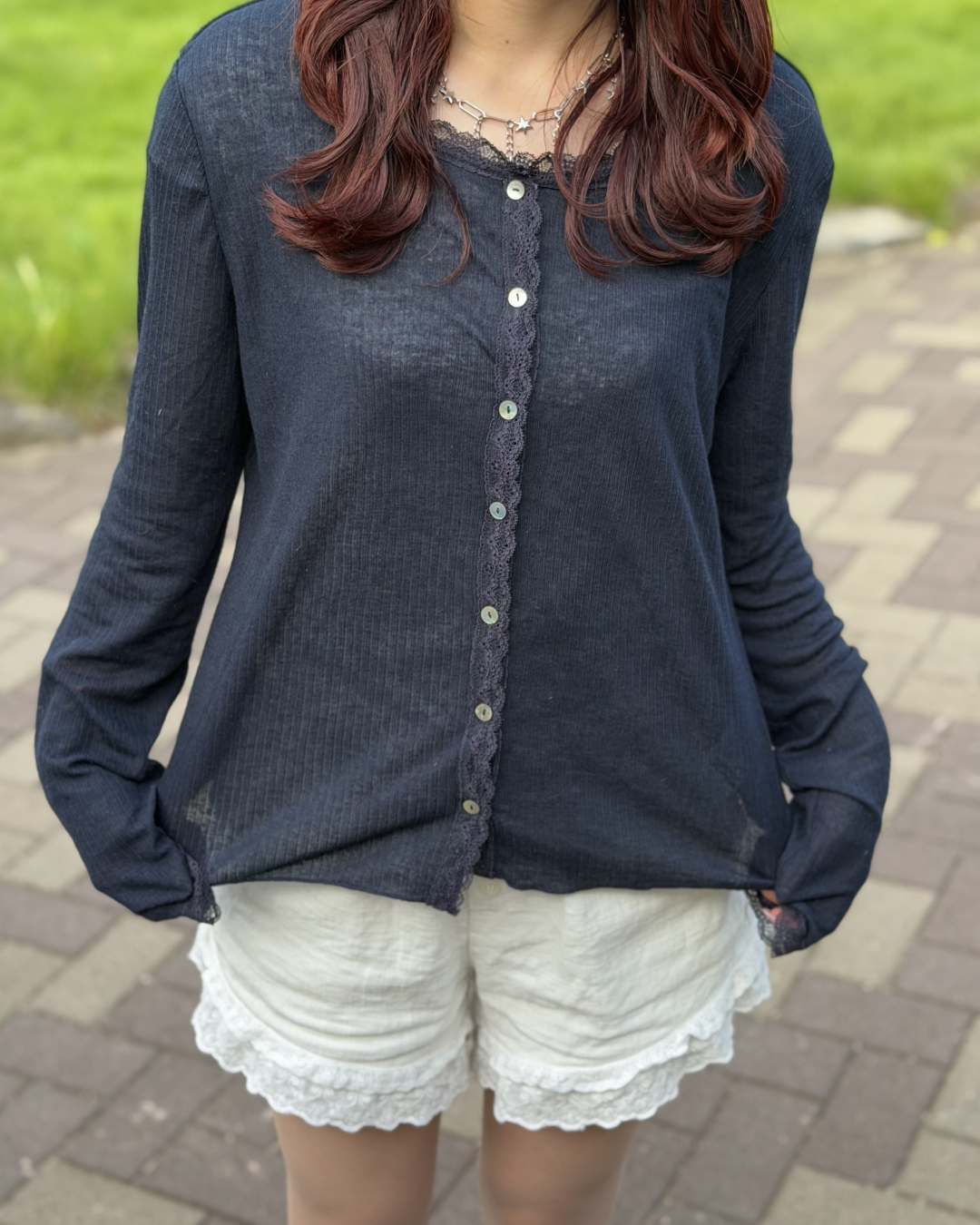 シースルーカーディガン BB0203