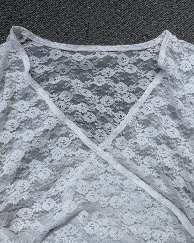 レースクロスデザインサイドギャザーT BB0211