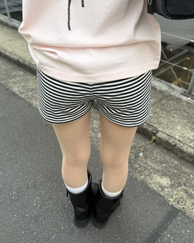 ボーダードローストリングショートパンツ BB0218