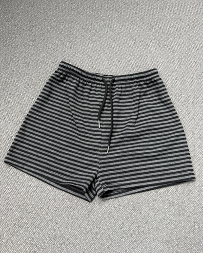 ボーダードローストリングショートパンツ BB0218