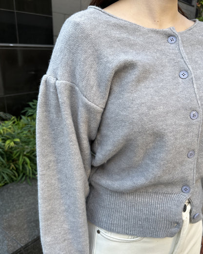 ラウンドネックニットカーディガン BM0099