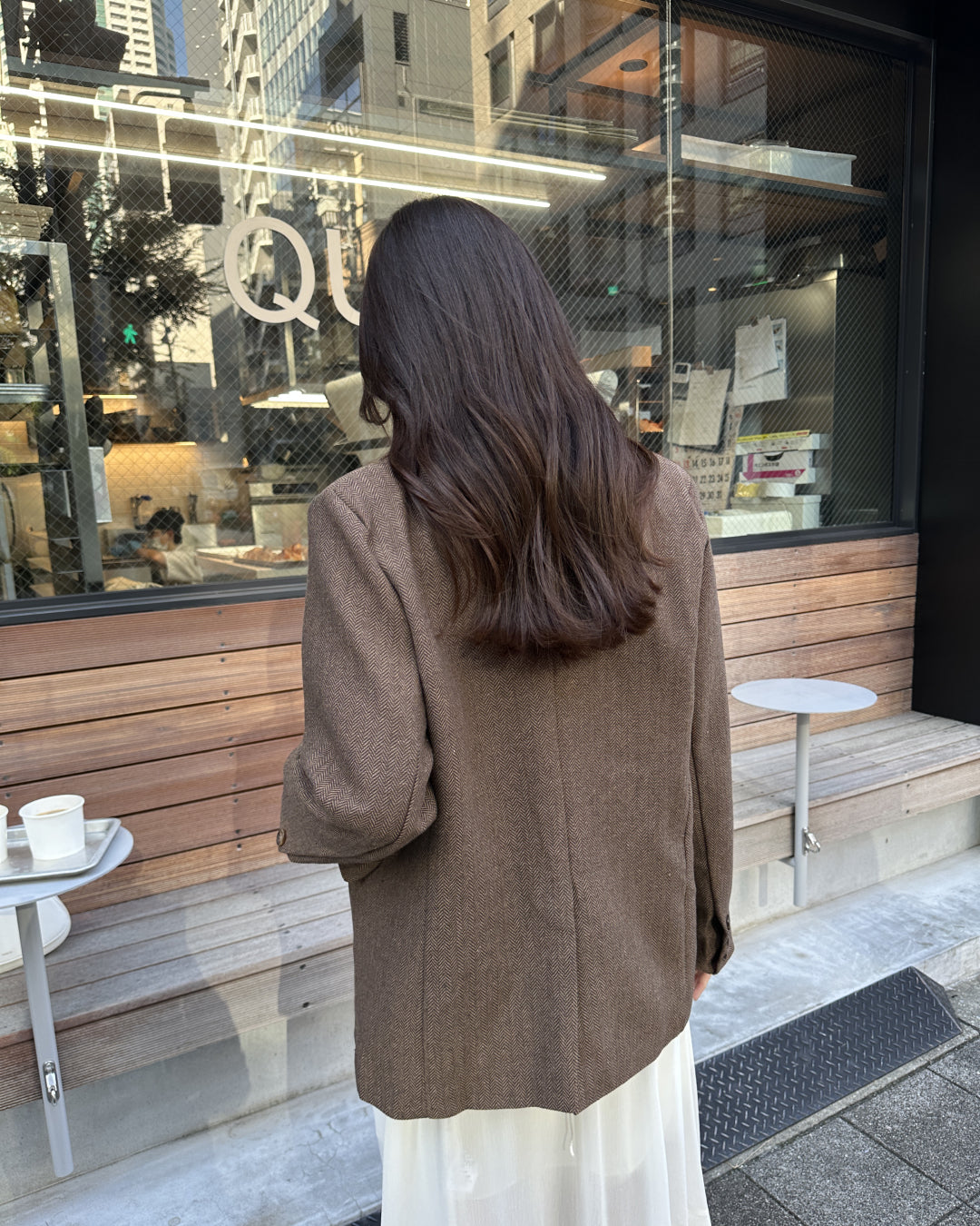 ヘリンボーンブラウンジャケット BM0119 – YOLO（ヨロ）｜ファッション通販