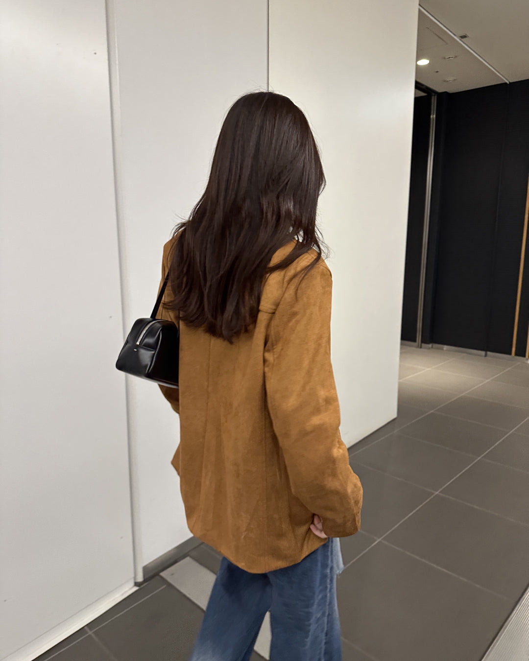 スエードシングルミドルジャケット BM0120