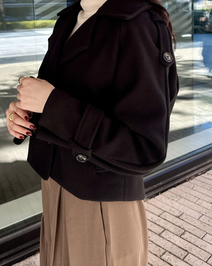 ウールライクショートPコート BM0122