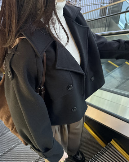 ウールライクショートPコート BM0122