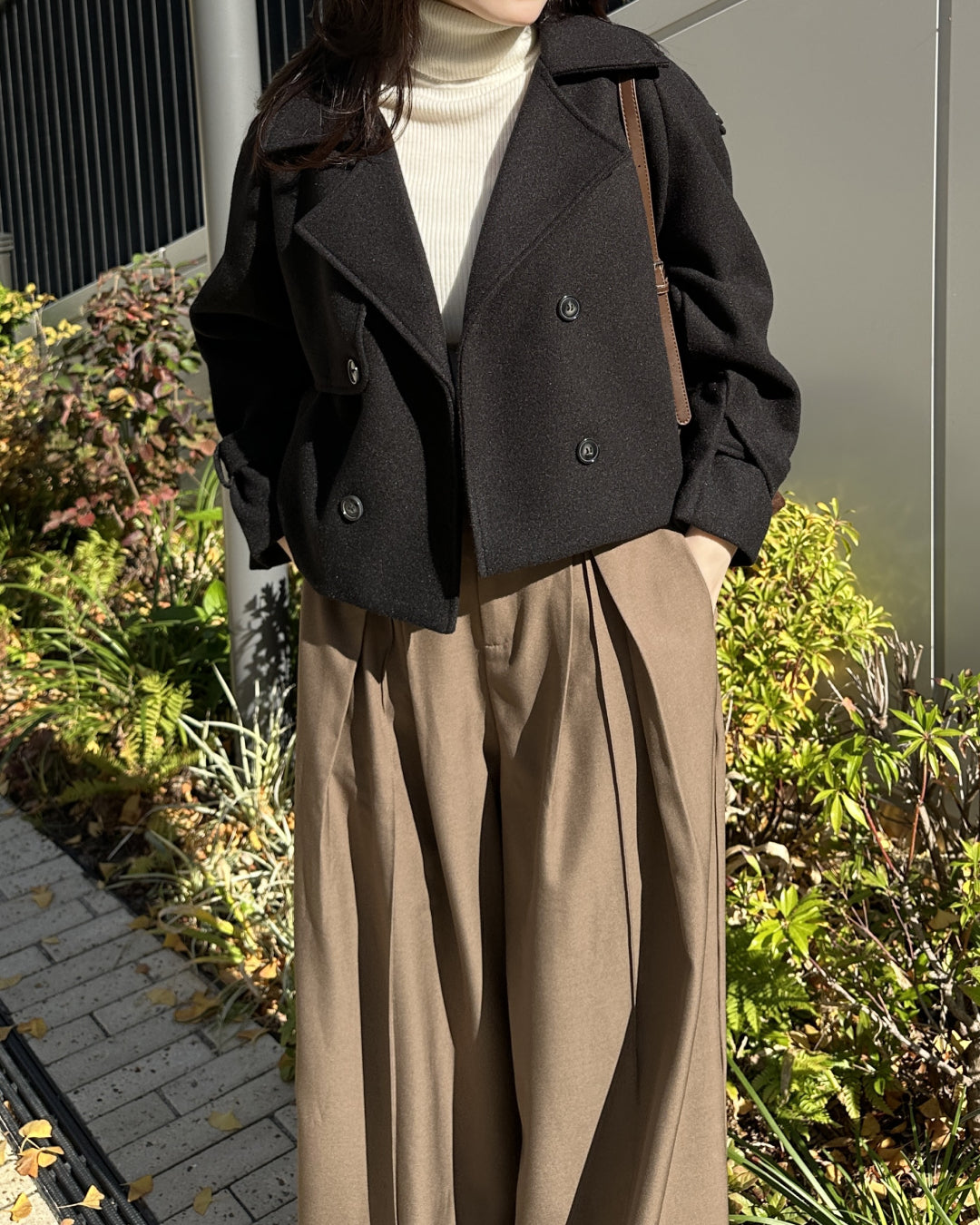 ウールライクショートPコート BM0122