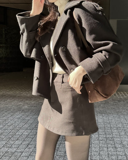 Aラインミニスカート BM0130