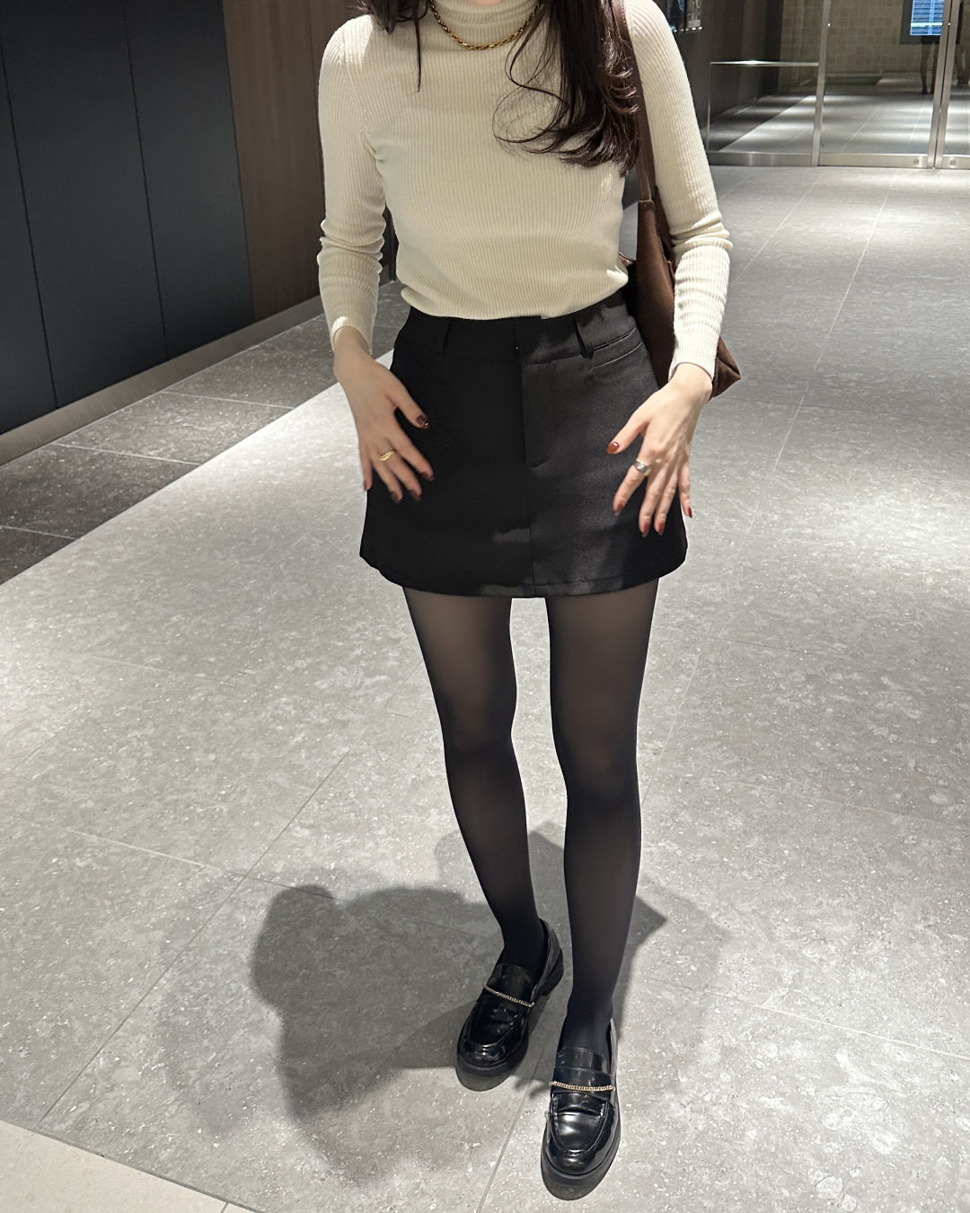 Aラインミニスカート BM0130