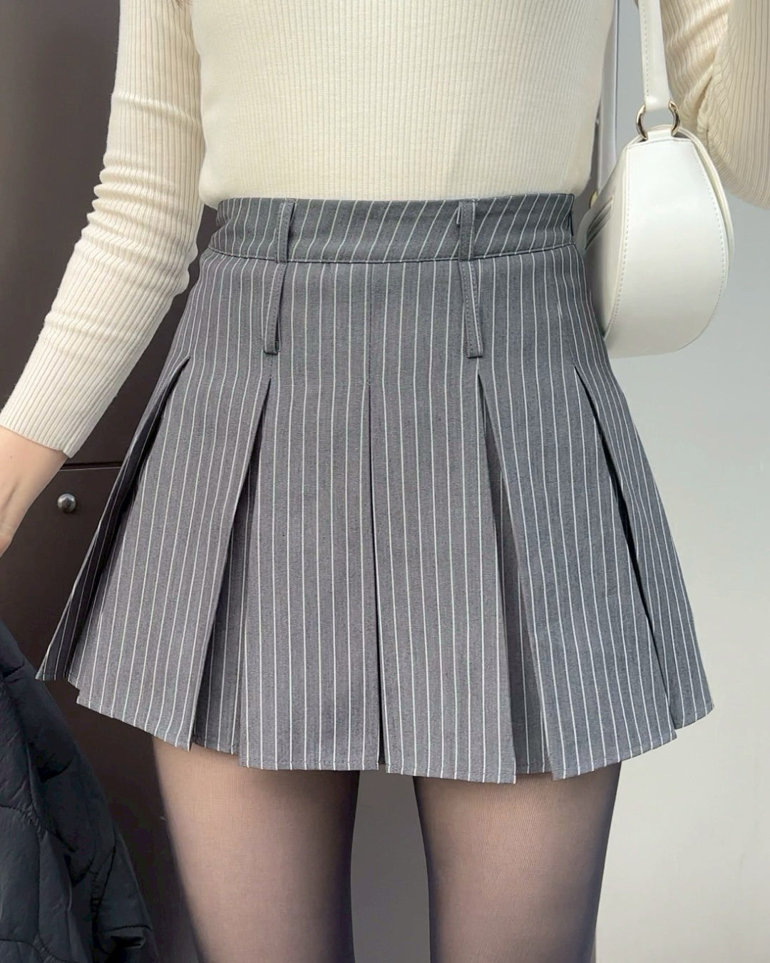 ストライプボックスプリーツスカート BM0136 – YOLO（ヨロ