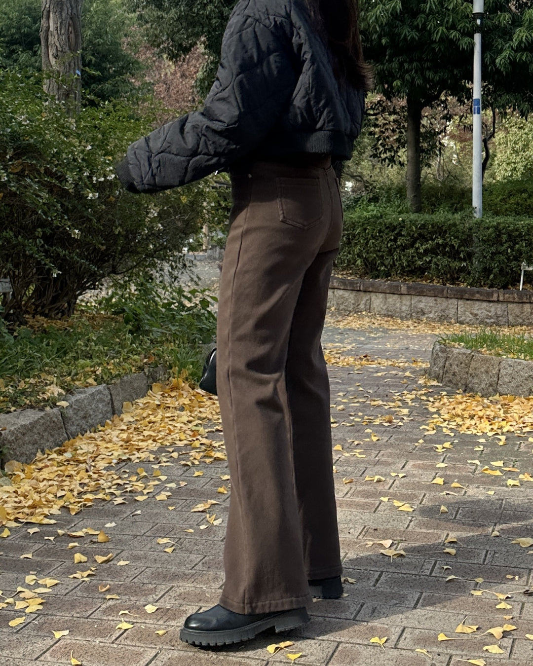 モカブラウンフレアパンツ BM0154 – YOLO（ヨロ）｜ファッション通販