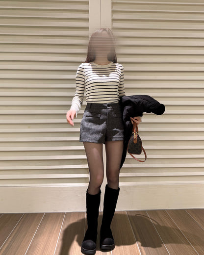 ウールライクショートパンツ BM0160